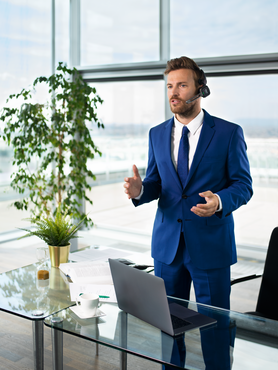 SpeechOne kabelloses Diktier-Headset