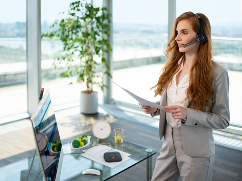 SpeechOne kabelloses Diktier-Headset