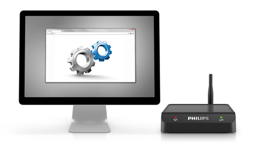 Interfaz de navegador web para instalar y configurar fácil y rápidamente