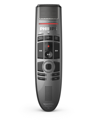 SpeechMike Premium Air draadloze dicteermicrofoon