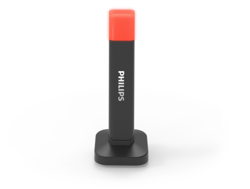 SpeechOne docking station en statuslampje