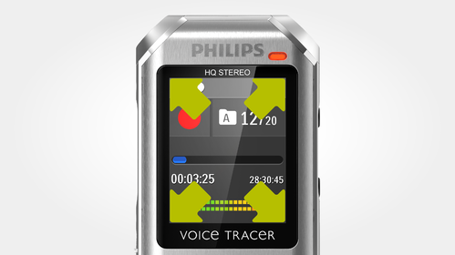 Large color display for easy and intuitive operation