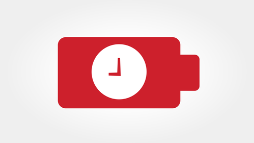 Rechargeable Li-ion polymer battery for extra-long recording