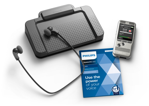 PocketMemo dicteer- en transcriptieset
