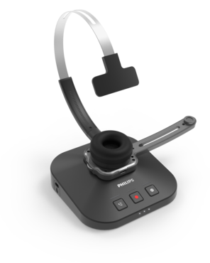 SpeechOne docking station en statuslampje